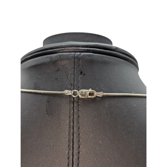 Vtg 925 Sterling Silver Rope Surround Capricorn Two-Sided Coin Pendant Necklace - Picture 7 of 7